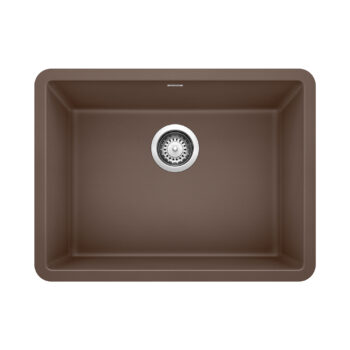 Blanco Precis SILGRANIT 24" Single Bowl Undermount Kitchen Sink - Café
