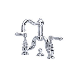 ROHL Acqui® Bridge Lavatory Faucet In Polished Chrome