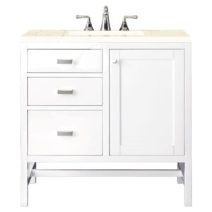 Addison 36" Single Vanity, Glossy White