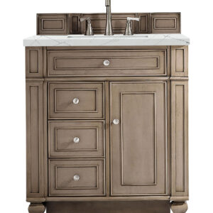 Bristol 30" Single Vanity, Whitewashed Walnut