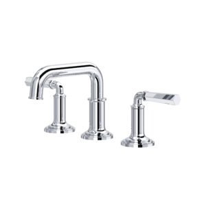 ROHL San Giovanni™ Widespread Lavatory Faucet With U-Spout In Polished Chrome