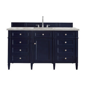 Brittany 60" Single Vanity, Victory Blue