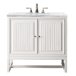 Athens 36" Single Vanity, Glossy White