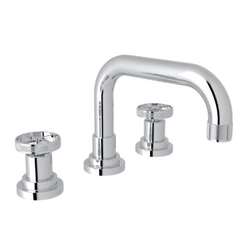 ROHL Campo™ Widespread Lavatory Faucet With U-Spout In Polished Chrome