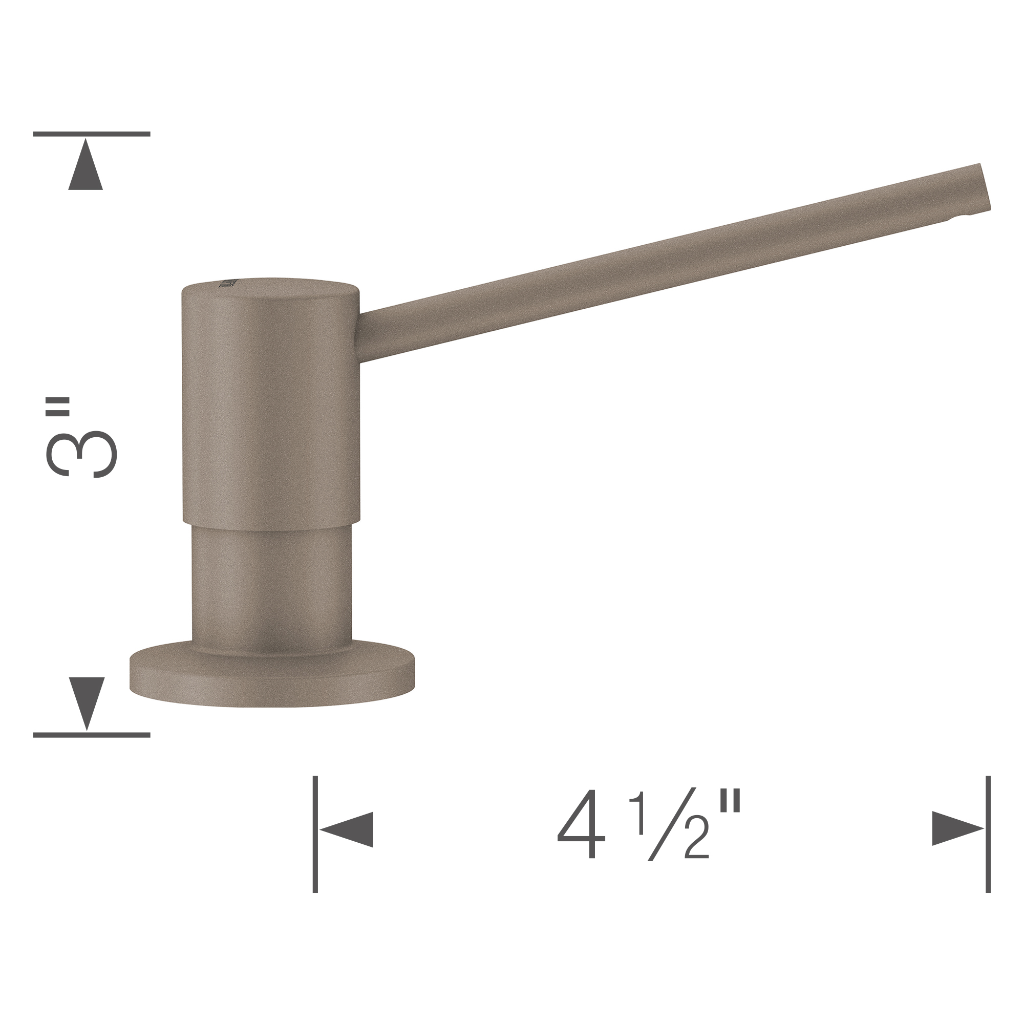 Blanco Torre Soap Dispenser - Truffle - Image 3