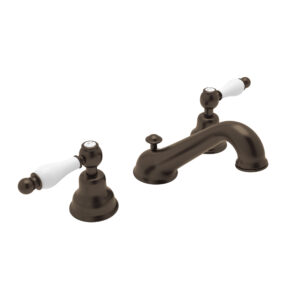 ROHL Arcana™ Widespread Lavatory Faucet With C-Spout In Tuscan Brass