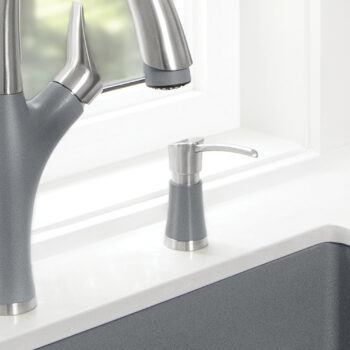 Blanco Artona Soap Dispenser - PVD Steel/Metallic Gray - Image 2