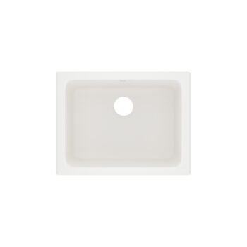 ROHL Allia™ 24" Fireclay Single Bowl Undermount Kitchen Or Laundry Sink In Pergame