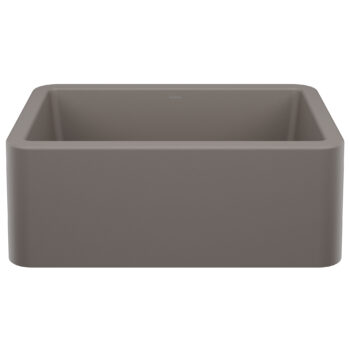 Blanco Ikon SILGRANIT 27" Single Bowl Apron-Front Farmhouse Sink - Volcano Gray