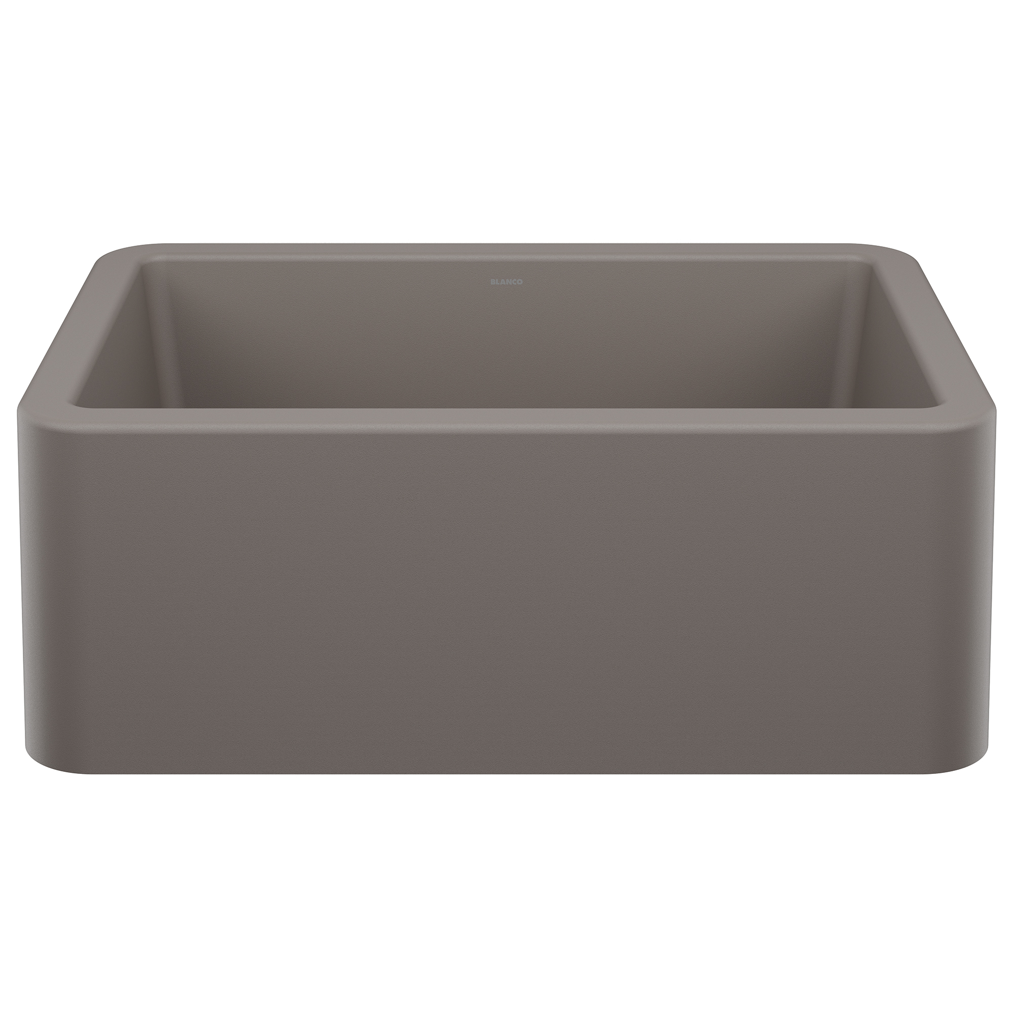 Blanco Ikon SILGRANIT 27" Single Bowl Apron-Front Farmhouse Sink - Volcano Gray