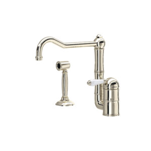 ROHL Acqui® Kitchen Faucet With Side Spray In Polished Nickel
