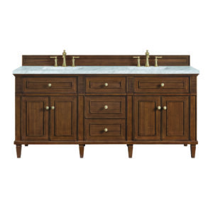 Lorelai 72"Double Vanity, Mid-Century Walnut