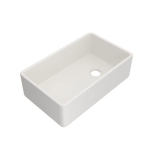 ROHL Allia™ 32″ Fireclay Single Bowl Farmhouse Apron Front Kitchen Sink In Pergame