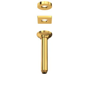 ROHL 7″ Ceiling Mount Shower Arm In Italian Brass