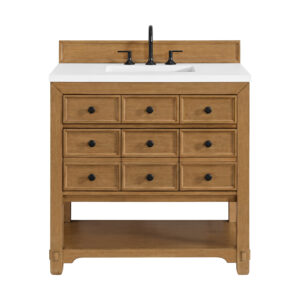 Malibu 36″ Single Vanity, Amber Birch