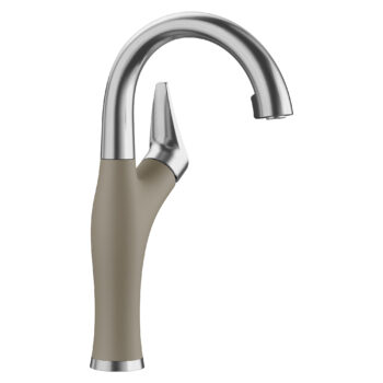 Blanco Artona Pull-Down Dual-Spray Bar Faucet 1.5 GPM - PVD Steel/Truffle