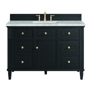 Lorelai 48" Single Vanity, Black Onyx