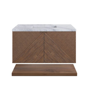 Marcello 36" Single Vanity, Chestnut