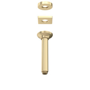 ROHL 7″ Ceiling Mount Shower Arm In Antique Gold