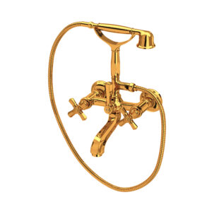 ROHL Palladian® Exposed Wall Mount Tub Filler In Italian Brass
