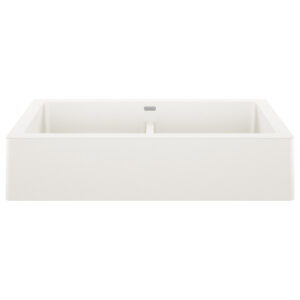Blanco Vintera SILGRANIT 33″ Double Bowl Apron-Front Farmhouse Sink – White