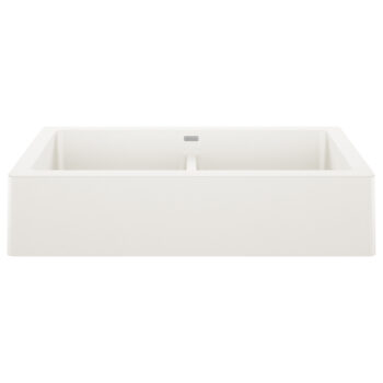 Blanco Vintera SILGRANIT 33" Double Bowl Apron-Front Farmhouse Sink - White