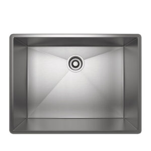ROHL Forze™ 24″ Single Bowl Stainless Steel Kitchen Sink In Brushed Stainless Steel