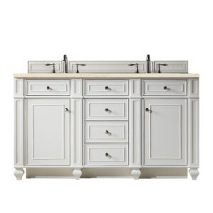 Bristol 60" Double Vanity, Bright White