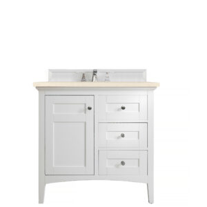 Palisades 36" Single Vanity, Bright White