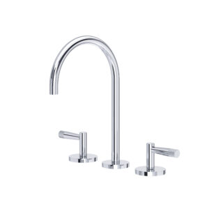 ROHL Amahle™ Widespread Lavatory Faucet With C-Spout In Polished Chrome