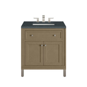 Chicago 30" Single Vanity, Walnut Whisper