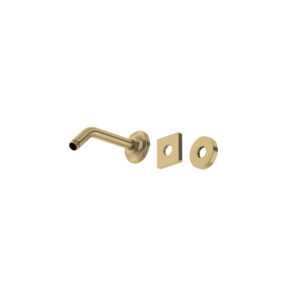 ROHL 7″ Wall Mount Shower Arm In Antique Gold