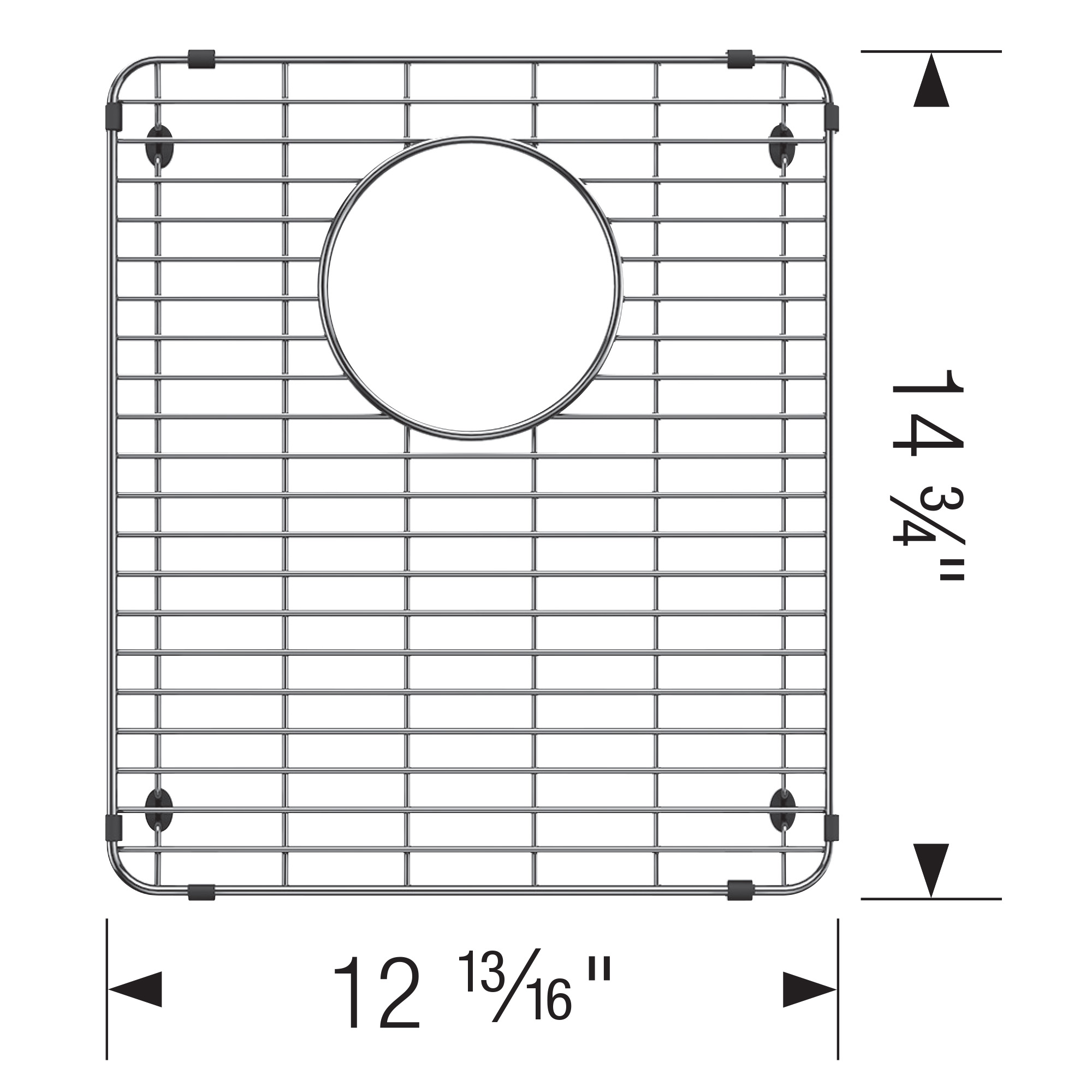 Blanco Stainless Steel Sink Grid for Formera Bar Sink - Image 3