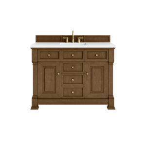 Brookfield 48″ Single Vanity, Honey Oak