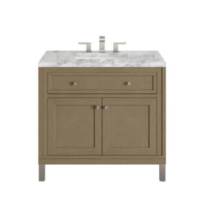 Chicago 36" Single Vanity, Walnut Whisper