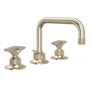 ROHL Graceline® Widespread Lavatory Faucet With U-Spout In Satin Nickel