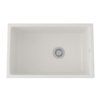 ROHL Allia™ 32" Fireclay Single Bowl Undermount Kitchen Sink In Pergame