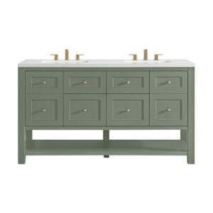 Breckenridge 60″ Double Vanity, Smokey Celadon