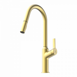 Wasserwerk Okab Pull-Down Faucet Brushed Gold