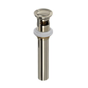 ROHL Lavatory Push Drain With Overflow In Polished Nickel