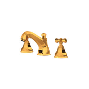 ROHL Palladian® Widespread Lavatory Faucet With Low Spout In Italian Brass