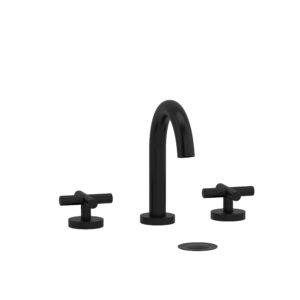 Riobel Riu™ Widespread Lavatory Faucet With C-Spout In Black