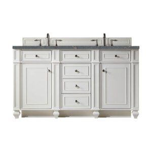 Bristol 60" Double Vanity, Bright White