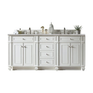 Bristol 72" Double Vanity, Bright White