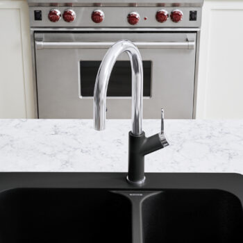 Blanco Urbena Pull-Down Dual-Spray Kitchen Faucet 1.5 GPM - Chrome/Anthracite - Image 5