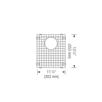 Blanco Stainless Steel Sink Grid for Liven Bar & Precis 50/50 Sink - Image 4