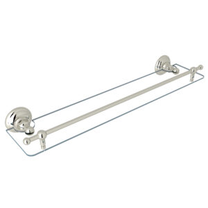 ROHL Wall Mount Towel Shelf In Polished Nickel