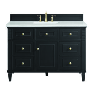 Lorelai 48" Single Vanity, Black Onyx
