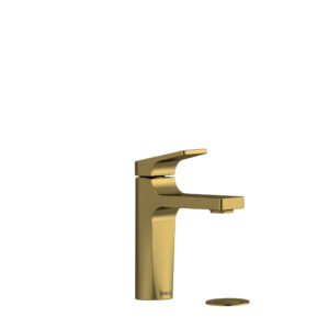 Riobel Ode™ Single Handle Lavatory Faucet In Brushed Gold