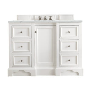 De Soto 48" Single Vanity, Bright White